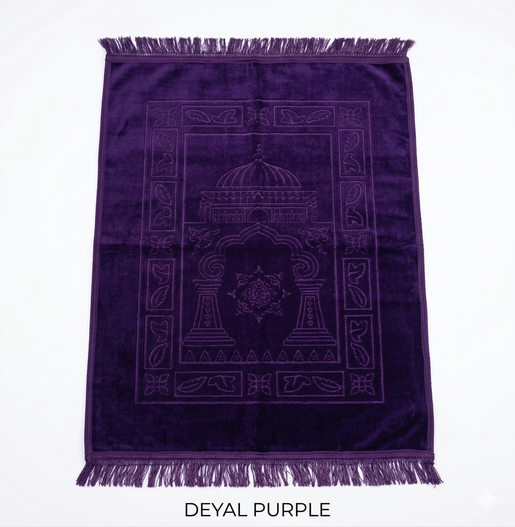 Deyal Purple prayer mat