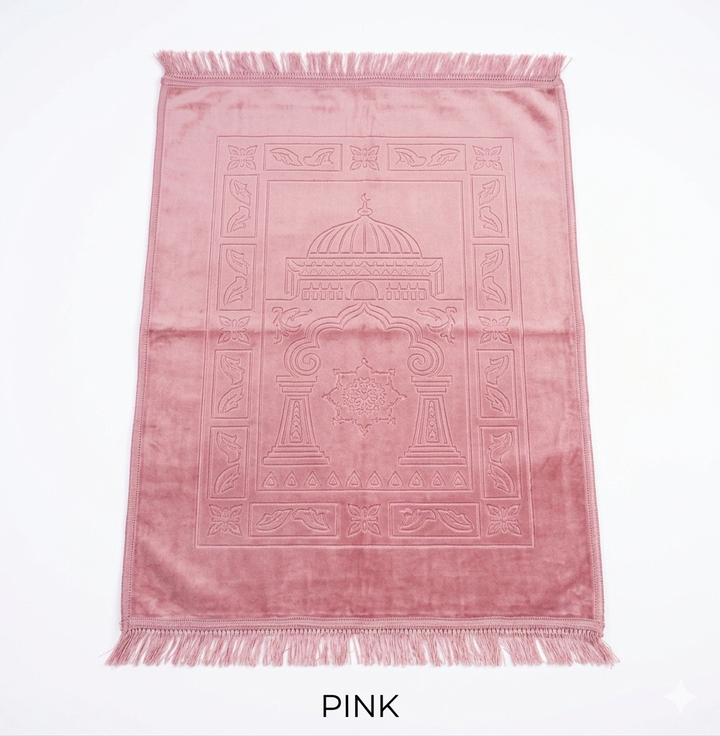 Pink prayer mat