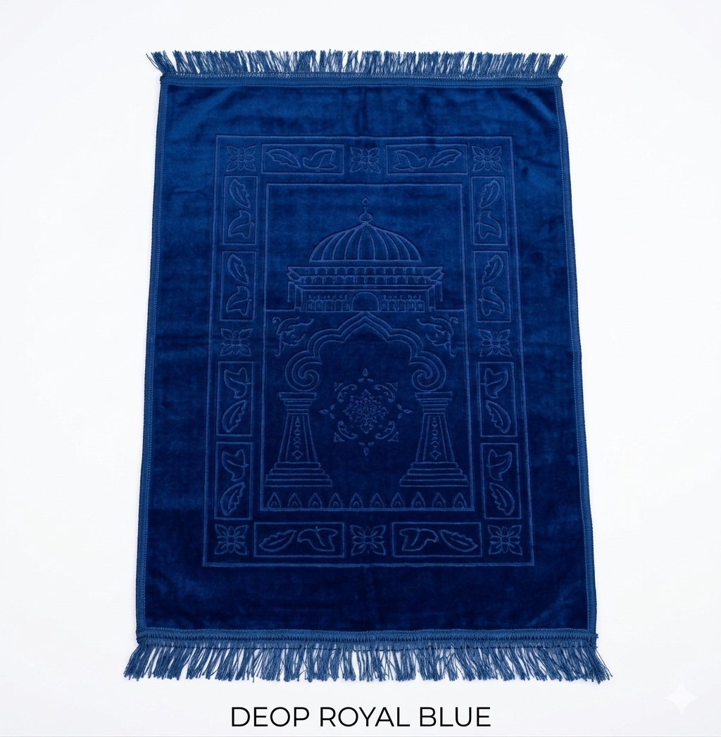 Royal Blue prayer mat